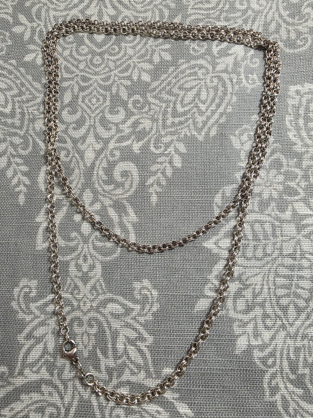Retired James Avery Twisted Wire Double- Link Chain